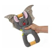 Xinuy - Jouet à mâcher pour chien, chat interactif en peluche, jouet amusant pour animal domestique (chauve-sourise)