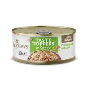 Applaws Taste Toppers en sauce 6 x 156 g pour chien - poulet, agneau