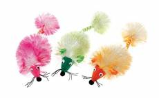 Classic Pet Products Glamour Pom Pom Mouse, Coloris