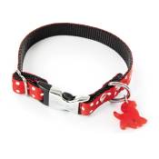 Collier Chien – Martin Sellier Collier Pois rouge – S