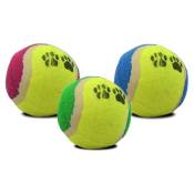Lot de 6 paquet de 3 balle de tennis pour chien balle interactive pour chien -JUANIO-