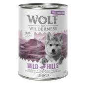 Lot Little Wolf of Wilderness Junior 24 x 400 g pour
