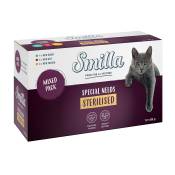 Lot mixte Smilla Sterilised pour chat - 12 x 85 g