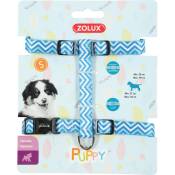 Zolux - Harnais s puppy pixie 13 mm 27 à 42 cm couleur bleu pour chiots Bleu
