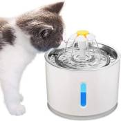 2.4L Fontaine d'eau pour chat chien, USB Distributeur