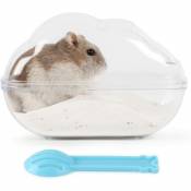 Bearsu - Salle de Bain à Sable pour Hamster, Transparent