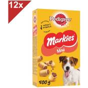 Markies Mini Biscuits fourrés pour chien 12x500g -