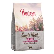 Purizon Single Meat dinde, fleurs de bruyère pour chat - 400 g