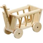 Animallparadise - Râtelier chariot en bois 20 cm pour rongeur