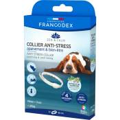 Collier anti-stress 60 cm apaisement et bien-être pour chien Francodex Blanc
