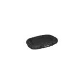 Coussin dreambay oval noir 100x75x15cm