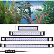 EINFEBEN 10W Aquarium LED avec minuterie éclairage coquillages, 30-50cm - le noir