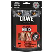 Friandises Crave High Protein Rolls pour chien - 50 g bœuf