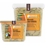 Guidolin-equi Snack - Equi Snack carota 700 g: Equi Snack biscuits pour chevaux de carotte 2,5 kg pratique et format refermable