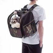 JXLBB Camouflage Trolley Pet Trolley Bag Cat Dog Sac