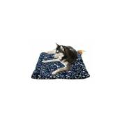 Grand tapis doux et chaud pour chien, chat, tapis de lit, tapis auto-chauffant, oreiller thermique lavable, xl 100 x 75 cm