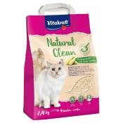Litière de maïs Vitakraft Natural Clean pour chat - 4 x 2,4 kg