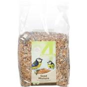 Mélange de graines toutes saisons pour oiseaux sac de 2.5 kg Animallparadise Multicolor