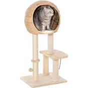 Pawhut - Arbre à chats style cosy chic griffoir sisal
