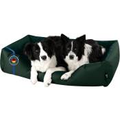 Zara lit pour chien, Panier corbeille, coussin de chien:3XL, bottle-green (vert foncé) - Beddog