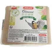 Zolux - Bloc de graisse fruits 300 gr pour oiseaux