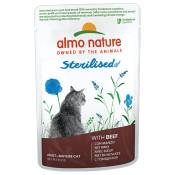 Almo Nature Holistic Sterilised pour chat - bœuf 24