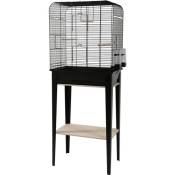 Cage et meuble CHIC LOFT. taille L. 53.5 x 33 x hauteur 134 cm. couleur noir.