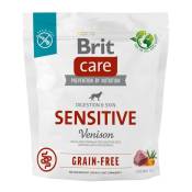 Croquettes pour chiens souffrant d'intolérances alimentaires brit Care Dog Grain-Free Sensitive Venison 1kg