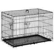 PawHut Cage caisse de transport pliante pour chien