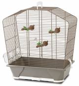 Savic Camille 30 Cage pour Petit Oiseau Taupe 45 x
