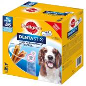 Lot 168 x Pedigree DentaStix Oral Care / Fresh pour chien - Dentastix x 112 + Dentastix Fresh x 56 - pour grand chien (>25 kg)