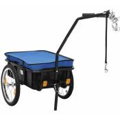 Vidaxl - Remorque de vélo/chariot à main 155x60x83