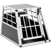Wiesenfield - Caisse de transport pour chien Caisse pour chien Aluminium Forme trapèze 55 x 70 x 50 cm