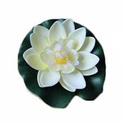 Xuxuou Flottant Lotus Fleurs Artificielles Lotus Nénuphar