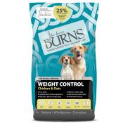 2x12kg Burns Weight Control Adult/Senior poulet, avoine - Croquettes pour chien
