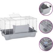 Furniture Limited - Cage pour petits animaux gris 58x32x31