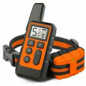 Lablanc - Pet 500m collier de dressage de chien étanche télécommande rechargeable-orange