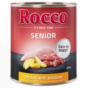 Rocco Senior 6 x 800 g pour chien - poulet, pommes