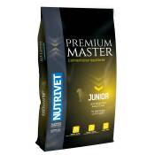 15kg Nutrivet Premium Master Junior - Croquettes pour