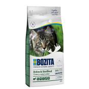 2x10kg Bozita Active & Sterilised sans céréales agneau - Croquettes pour chat