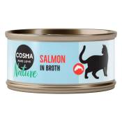 48x70g saumon Cosma - Nourriture pour Chat