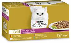 Gourmet Gold chat Doublure Alliance Raffinée - Lot