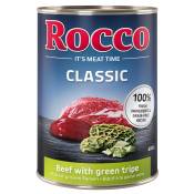 12x400g Rocco Classic bœuf, panse - Pâtée pour chien