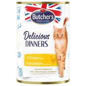 Butcher's Delicious Dinners 24 x 400 g pour chat - poulet