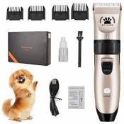 Dog Shave Clippers Pet Grooming Clippers Kit, Low Noise