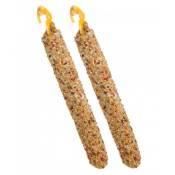 Friandises 2 sticks premium millet rouge pour perruche