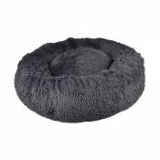 Homea-Coussin rond apaisant Fluffy 95 cm anthracite