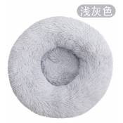 Hyy Ar - Coussin moelleux et lavable pour lit pour chien/chat – Coussin de couchage confortable pour chiens et chats (70 cm, gris clair)