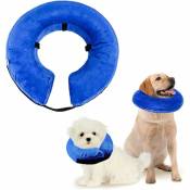 Memkey - Housse de protection gonflable pour animal de compagnie - Collier de protection lavable pour petits chiens et chats - Collier doux avec