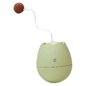 Tlily - Jouet de Balle Oscillante en Coquille D'Oeuf de Chat Jouet Interactif DrôLe de Bâton de Chat Jouez Automatiquement avec -Vert